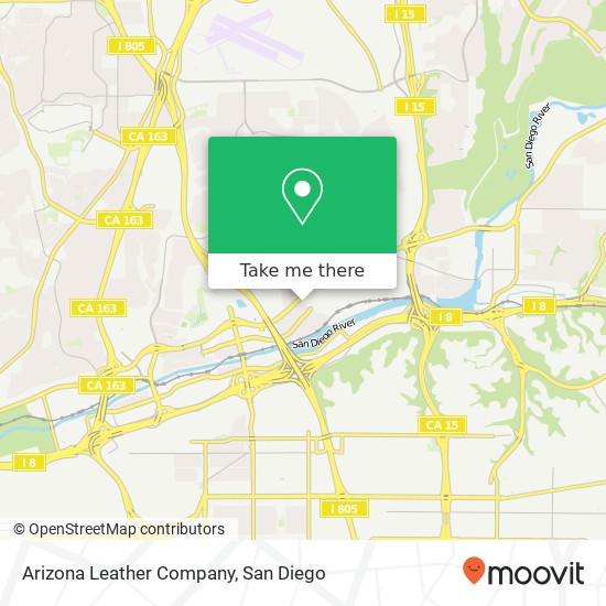 Mapa de Arizona Leather Company