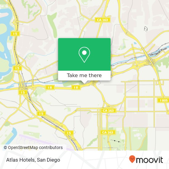 Atlas Hotels map