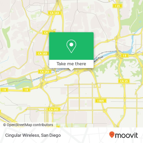 Cingular Wireless map