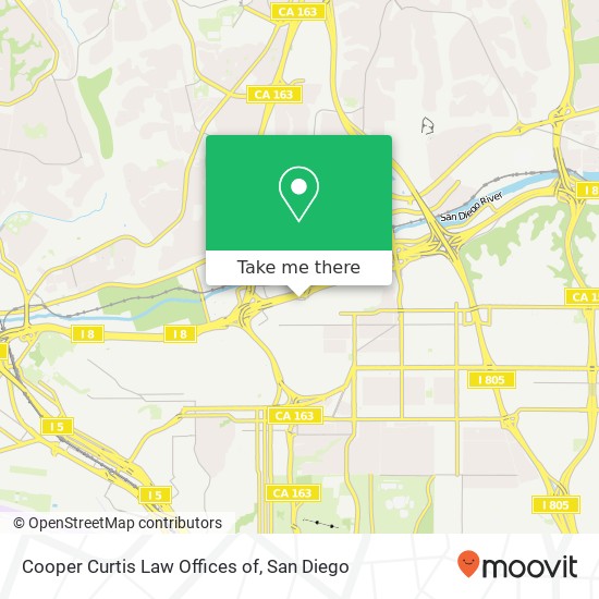 Mapa de Cooper Curtis Law Offices of