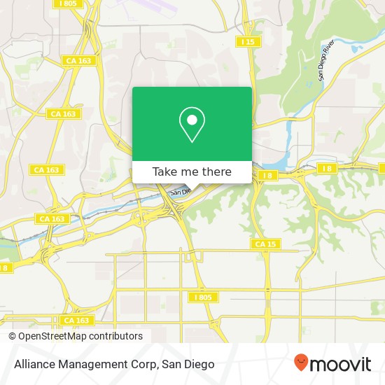 Mapa de Alliance Management Corp