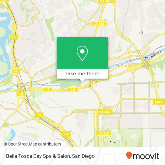 Bella Tosca Day Spa & Salon map