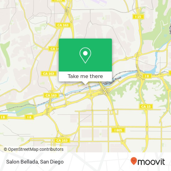 Salon Bellada map