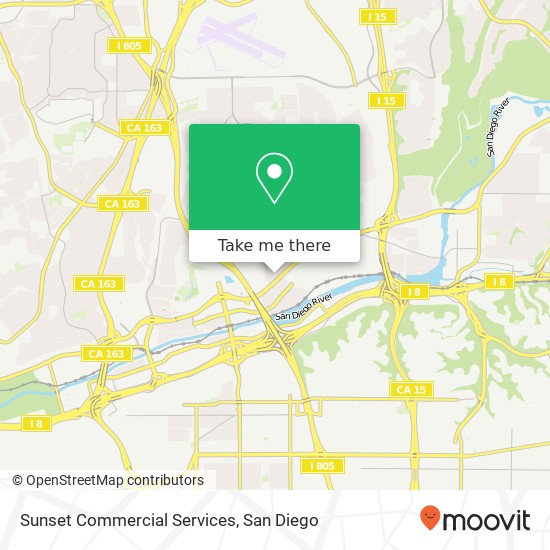 Mapa de Sunset Commercial Services