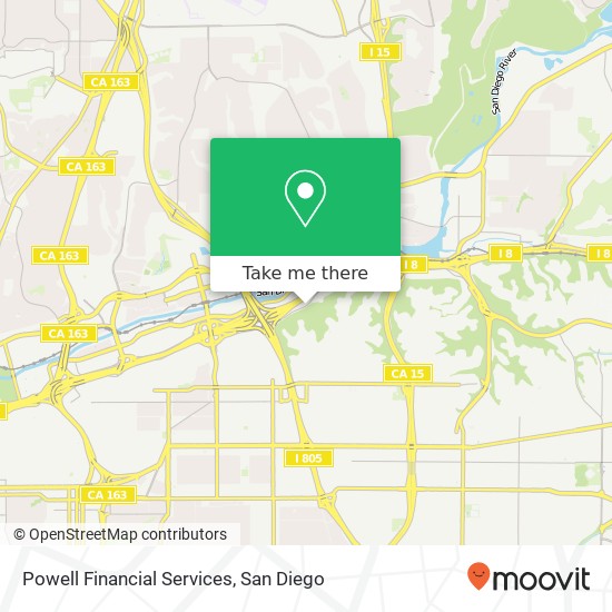 Powell Financial Services map