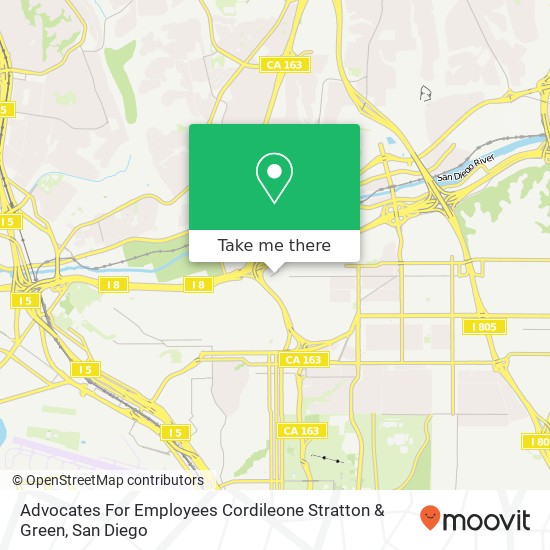 Mapa de Advocates For Employees Cordileone Stratton & Green