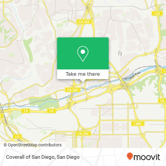 Mapa de Coverall of San Diego