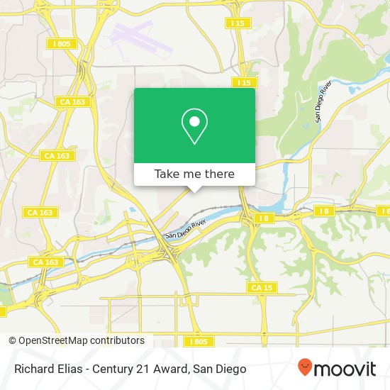 Richard Elias - Century 21 Award map