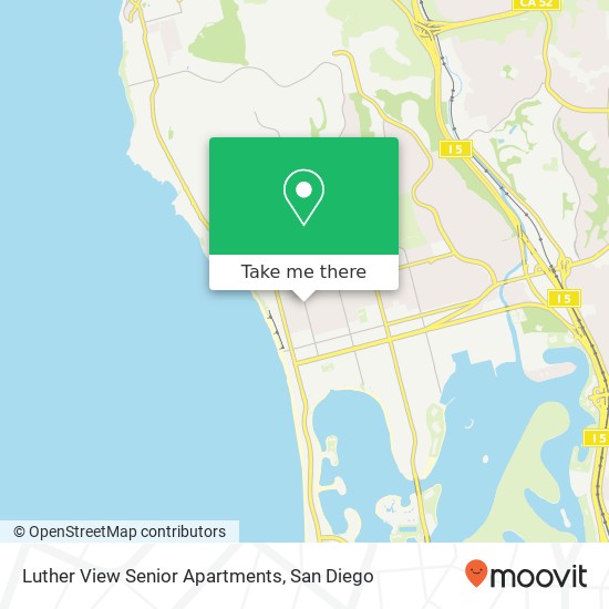 Luther View Senior Apartments map