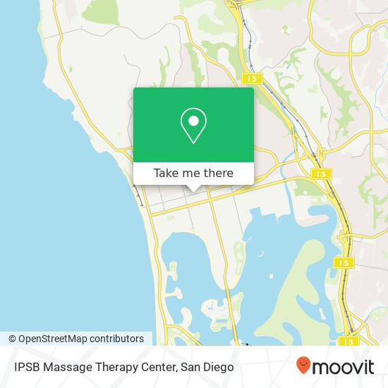Mapa de IPSB Massage Therapy Center
