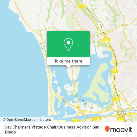 Mapa de Jay Chalmers Vistage Chair / Business Advisor