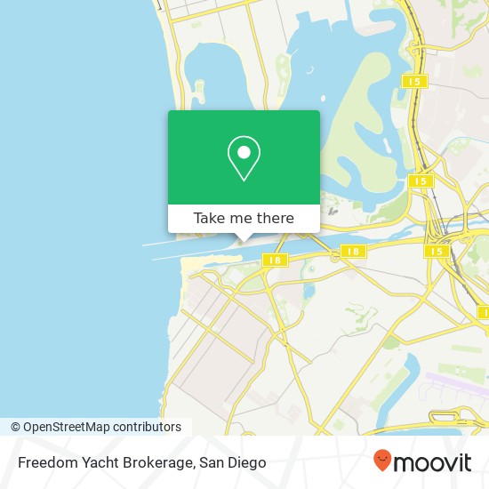 Freedom Yacht Brokerage map