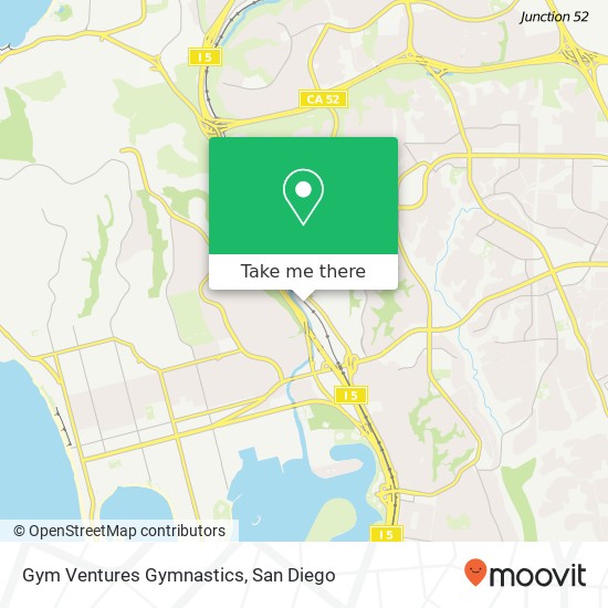 Gym Ventures Gymnastics map