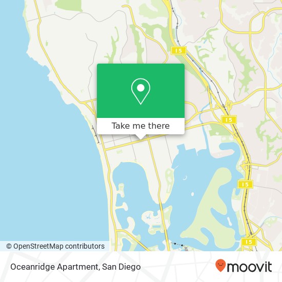 Mapa de Oceanridge Apartment
