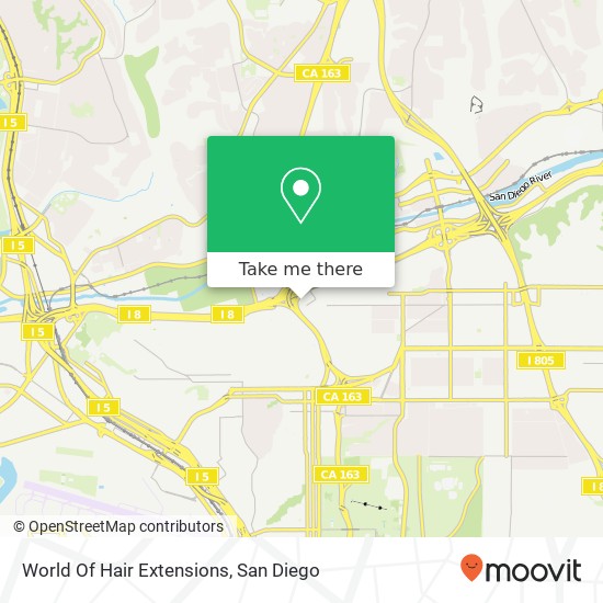 World Of Hair Extensions map