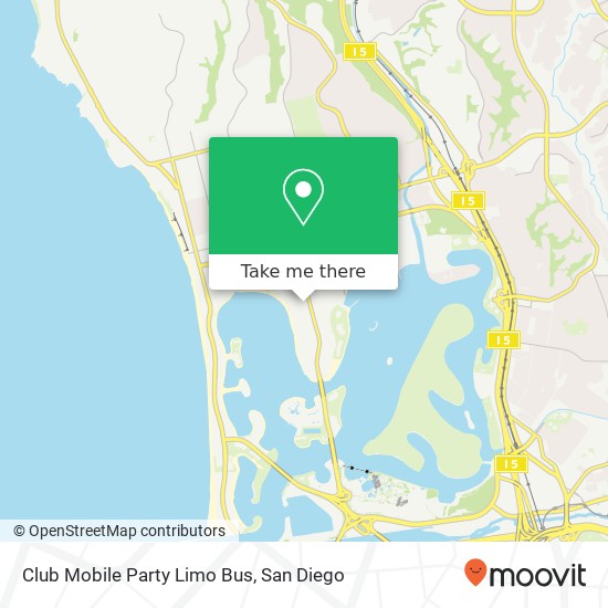 Club Mobile Party Limo Bus map
