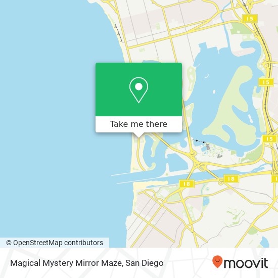 Magical Mystery Mirror Maze map