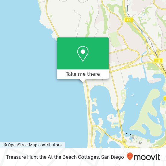 Treasure Hunt the At the Beach Cottages map