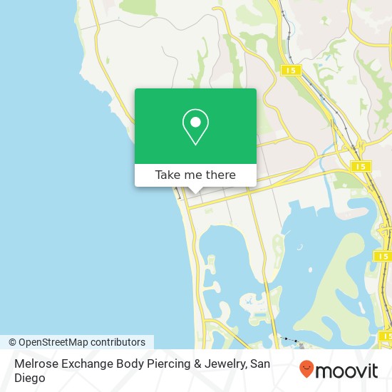 Melrose Exchange Body Piercing & Jewelry map