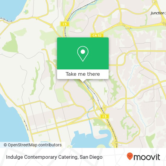 Indulge Contemporary Catering map