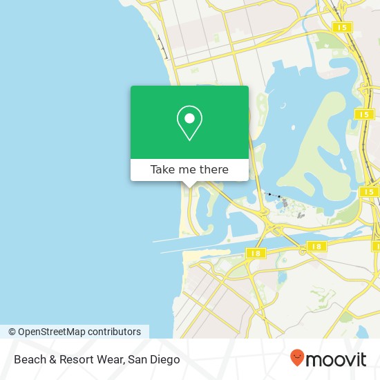 Beach & Resort Wear map