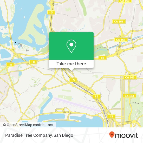 Mapa de Paradise Tree Company