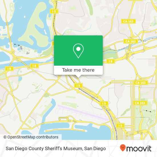 San Diego County Sheriff's Museum map