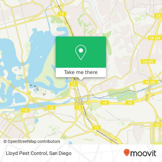 Lloyd Pest Control map