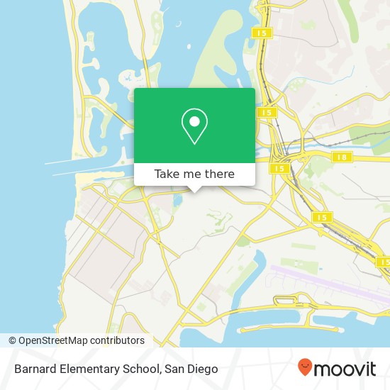 Mapa de Barnard Elementary School