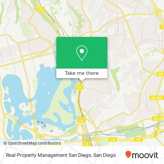 Mapa de Real Property Management San Diego