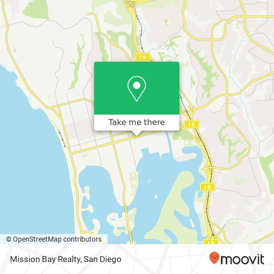 Mapa de Mission Bay Realty