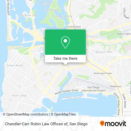 Mapa de Chandler-Carr Robin Law Offices of