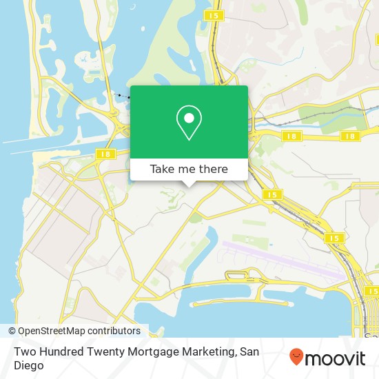 Mapa de Two Hundred Twenty Mortgage Marketing