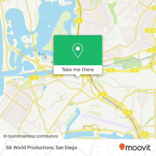 Mapa de Sik World Productions