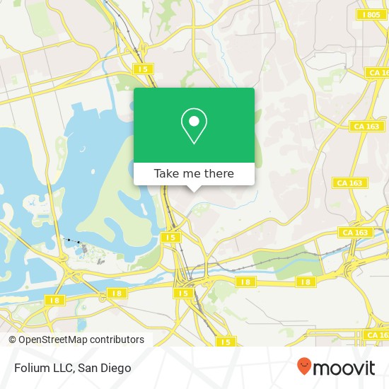 Mapa de Folium LLC