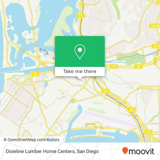Dixieline Lumber Home Centers map