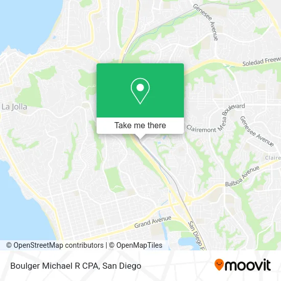 Mapa de Boulger Michael R CPA