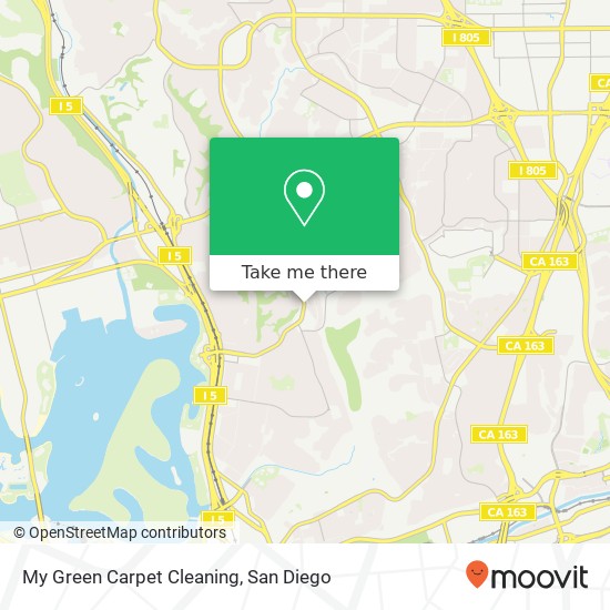 My Green Carpet Cleaning map