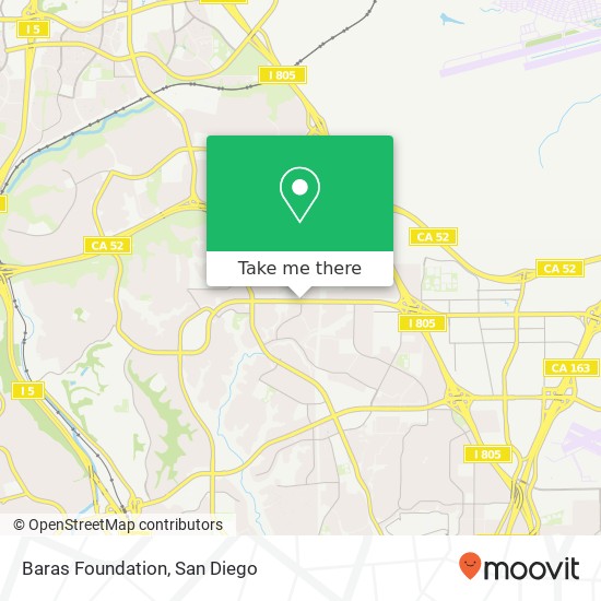 Baras Foundation map