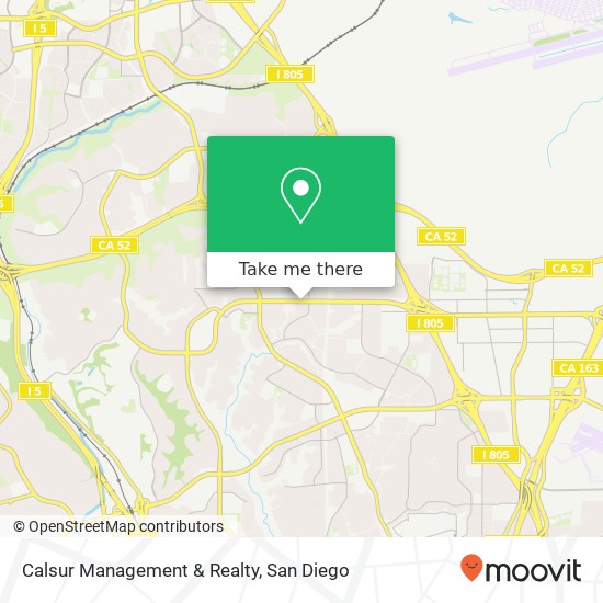 Calsur Management & Realty map