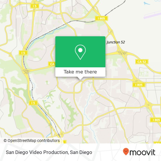 San Diego Video Production map