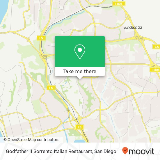 Mapa de Godfather II Sorrento Italian Restaurant