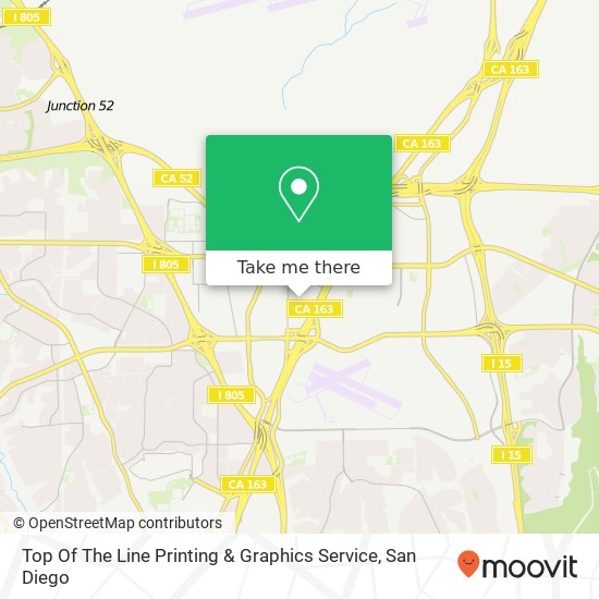 Mapa de Top Of The Line Printing & Graphics Service