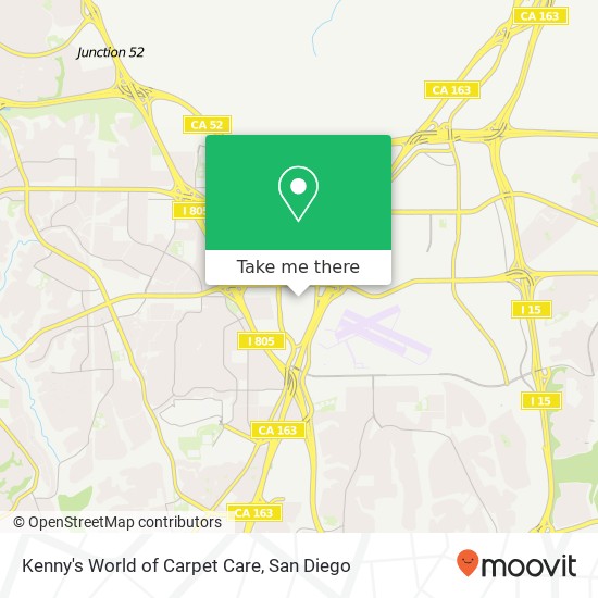 Mapa de Kenny's World of Carpet Care