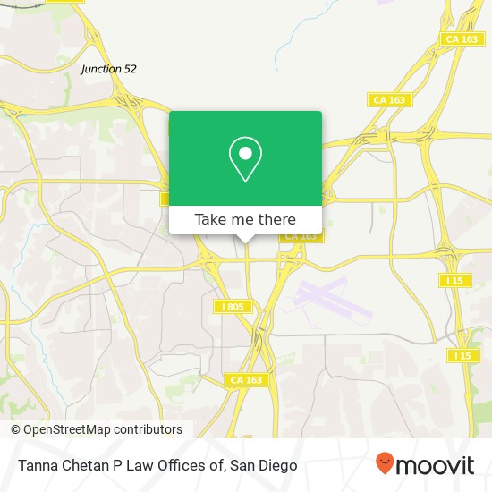 Tanna Chetan P Law Offices of map