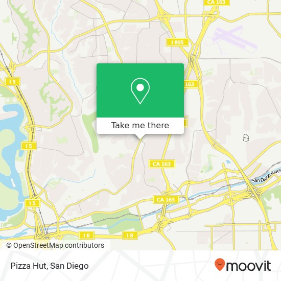 Mapa de Pizza Hut