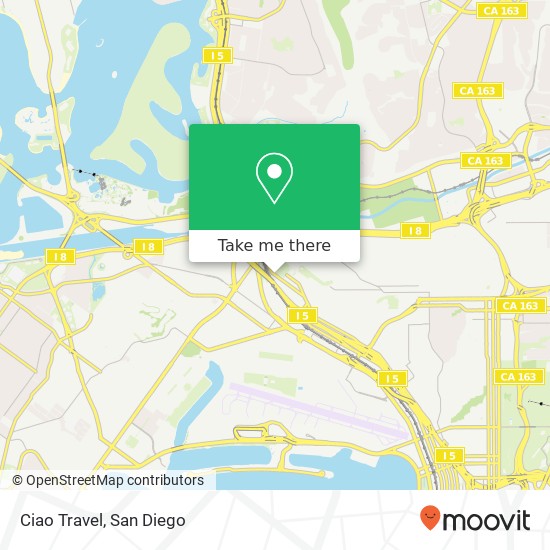 Ciao Travel map