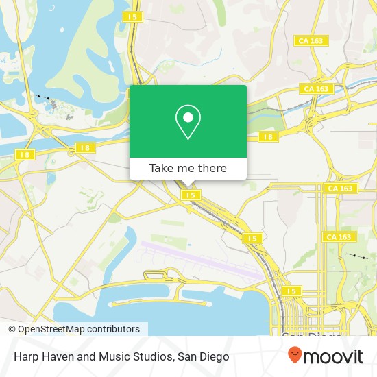 Mapa de Harp Haven and Music Studios