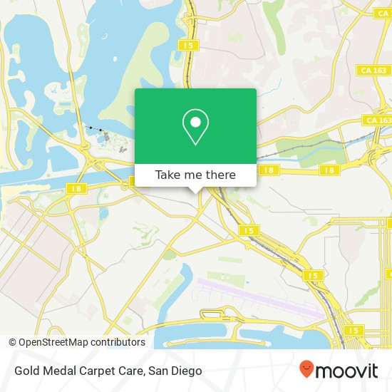 Mapa de Gold Medal Carpet Care