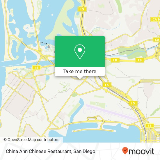 Mapa de China Ann Chinese Restaurant